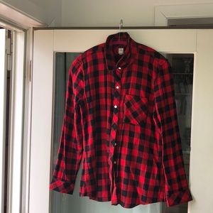 Plaid flannel shirt